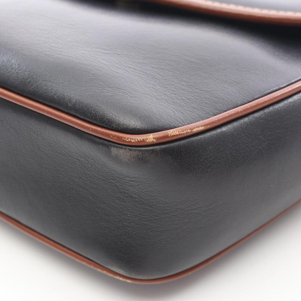 Celine CELINE Shoulder Bag Handbag Leather Women's Black/Brown - Picture 7 of 15